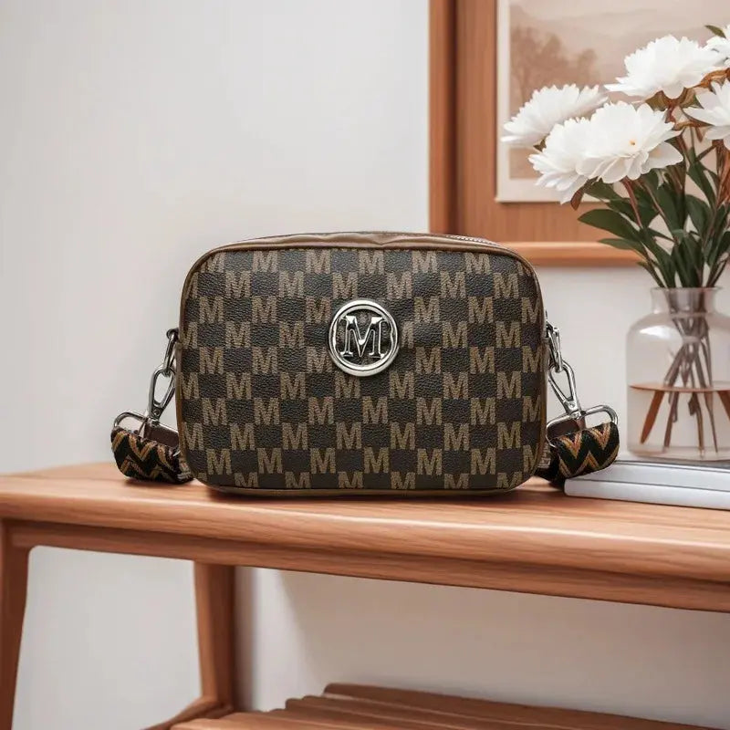 Statement bag showcasing a bold design, ideal for navigating day-to-day life.