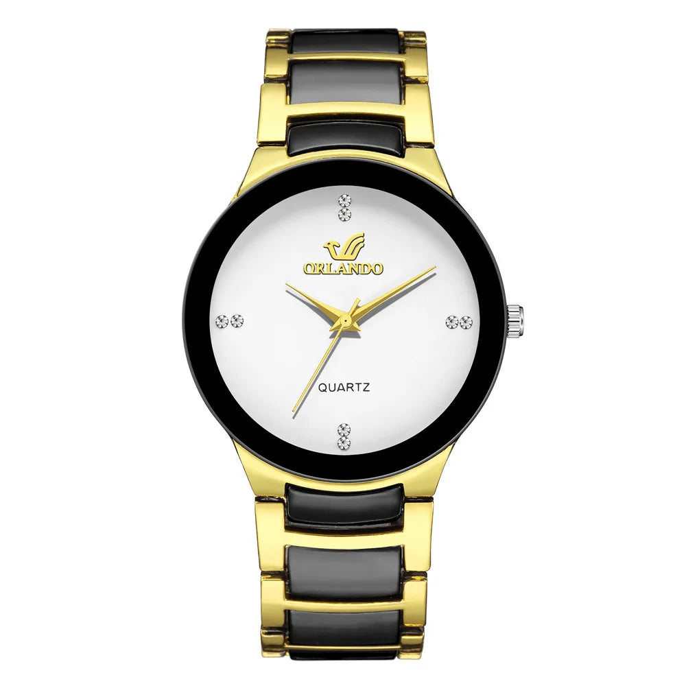 Unisex Timeless Tandem watch representing unity and commitment in its design.