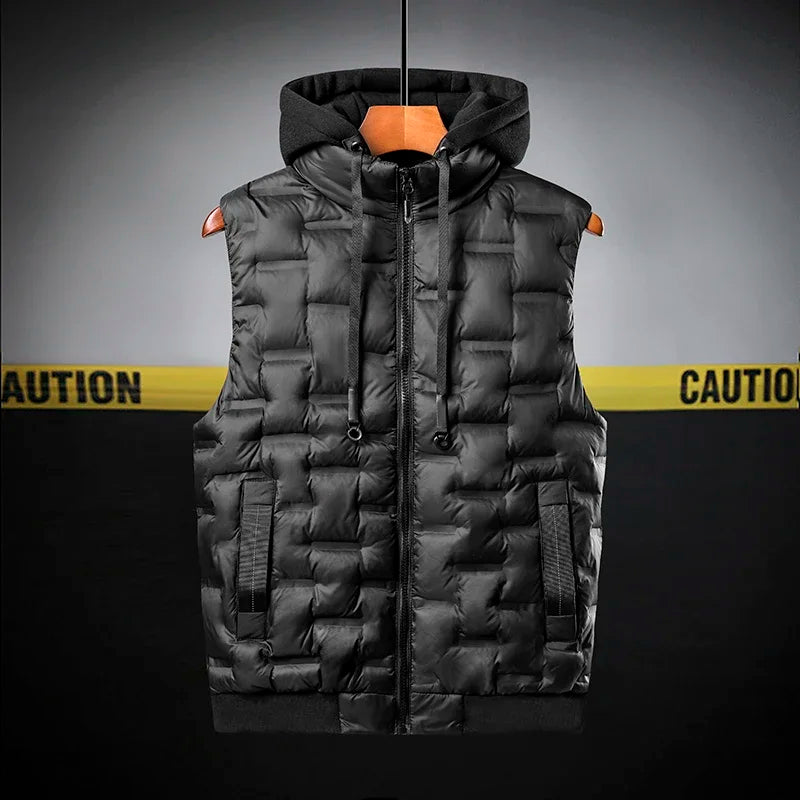 Side view of the vest highlighting its sleek design and mobility.