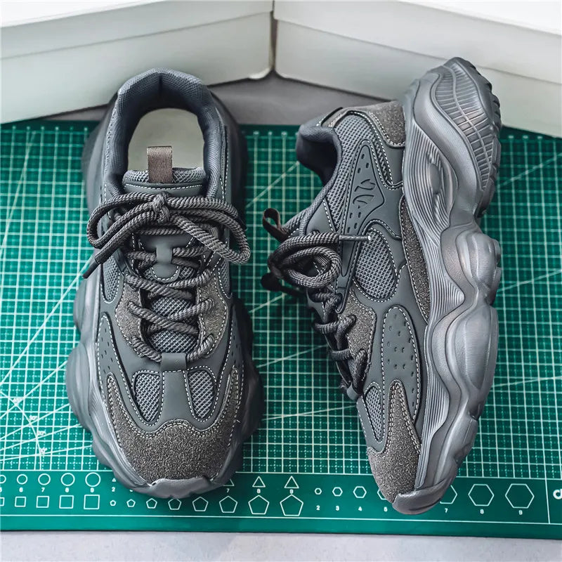 Men wearing comfortable anti-slip sneakers for everyday activities and active lifestyle
