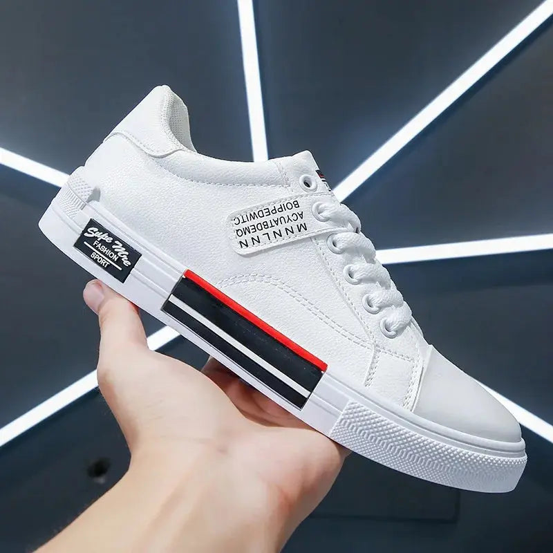 Top-down view of Urban Edge Sneakers emphasizing breathable canvas.