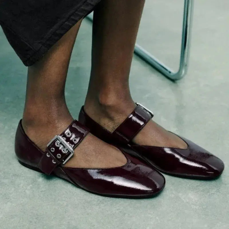 Durable rubber outsole of Leopard Whisper Loafers providing sturdy grip on various surfaces.