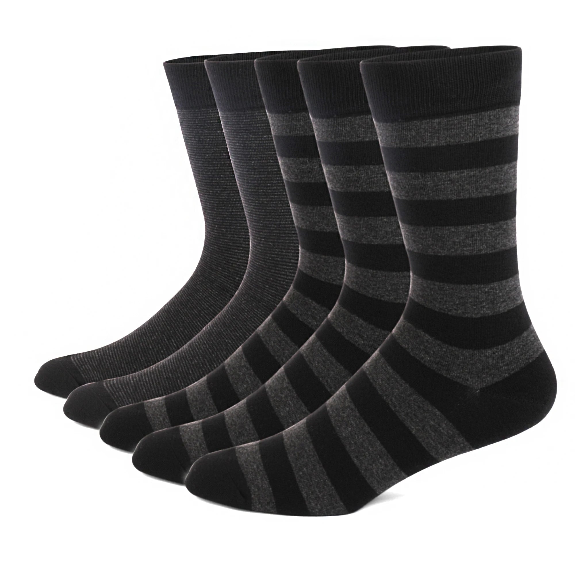 Classic black socks with a refined look for the modern gentleman.