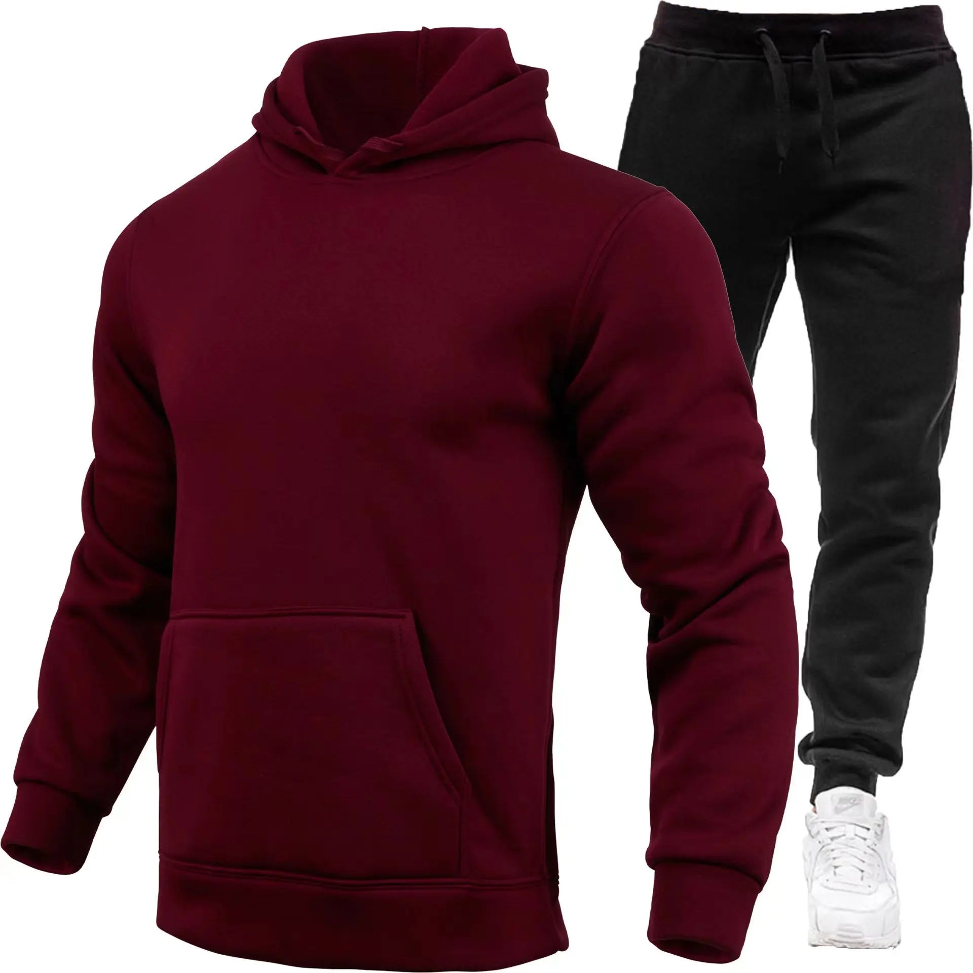 Casual meetup outfit featuring the stylish unisex tracksuit with a modern design.