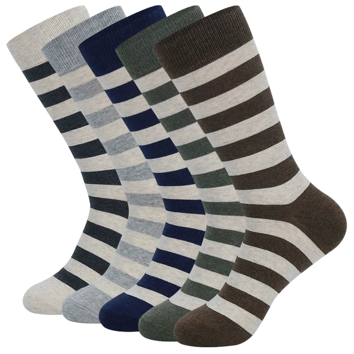 Comfortable and durable socks perfect for closing deals or toasting.