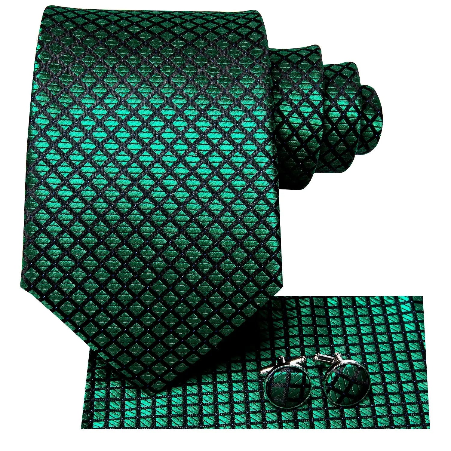 Close-up of intricate paisley pattern on luxurious silk tie.