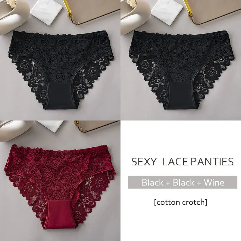 Stylish Whisper-Soft Lace Panties in a vibrant color, perfect for enhancing your silhouette.