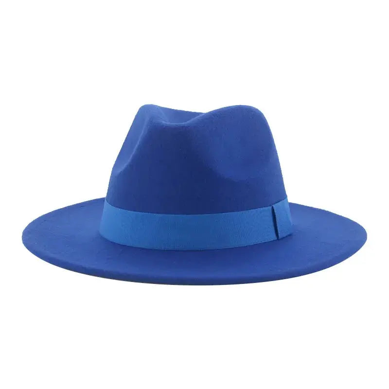 Durable cotton-polyester fedora in beige, ideal for both brunch and evening galas.