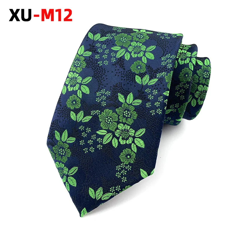 Purple jacquard tie in a festive setting, perfect for parties.