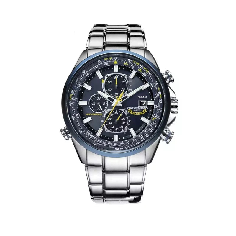 Timepiece Mastery watch on a wrist, highlighting its professional appeal.