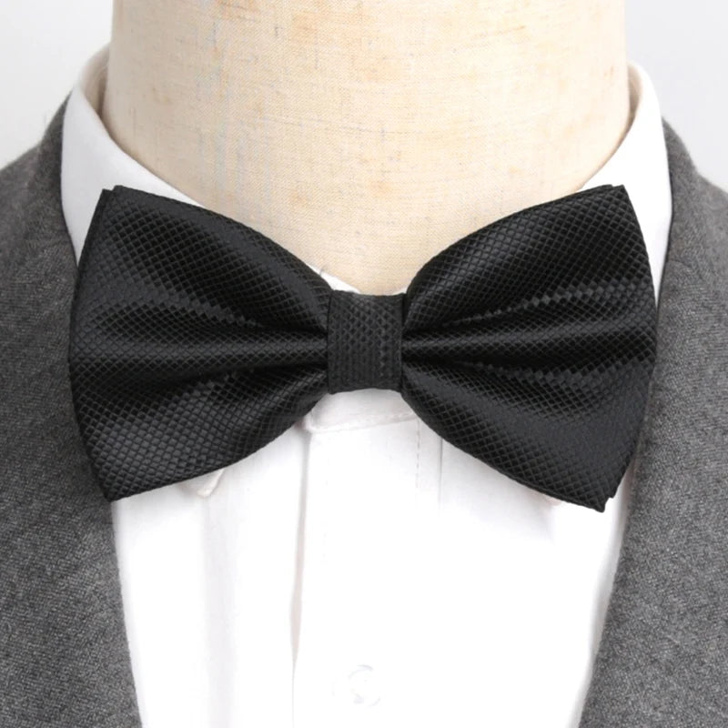 Close-up of the Charisma Bowtie's texture, emphasizing its high-quality polyester material.