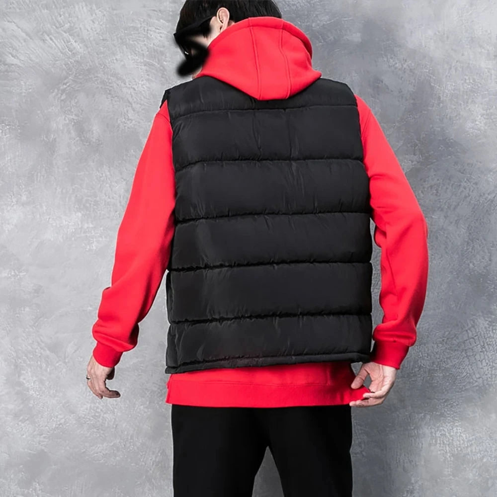 Autumn Breeze Vest laid flat, displaying the breathable fabric and casual style for layering.
