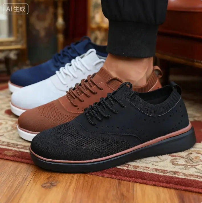 Breathe Easy sneakers with durable non-slip outsole, perfect for urban adventures.