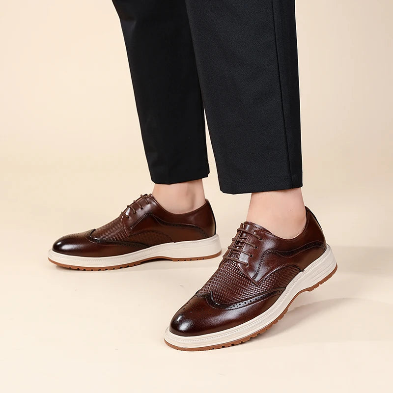 Comfortable lightweight derby shoes with durable rubber outsole for everyday wear