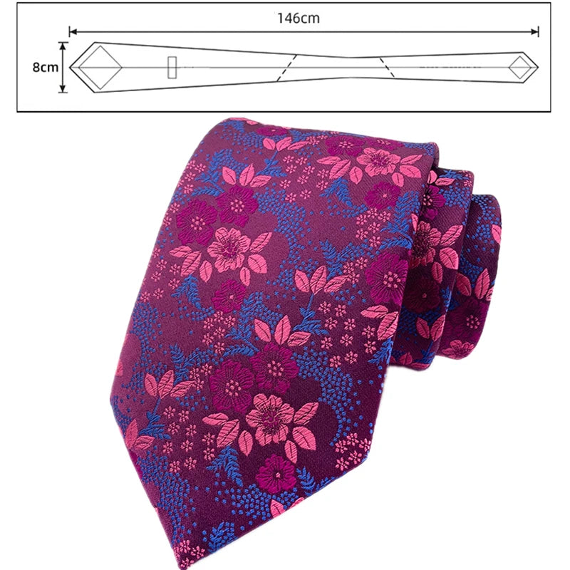 Close-up of vibrant red jacquard tie highlighting its craftsmanship.