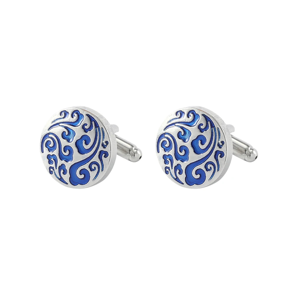 Versatile Yin Yang cufflinks enhancing men's fashion with poise.