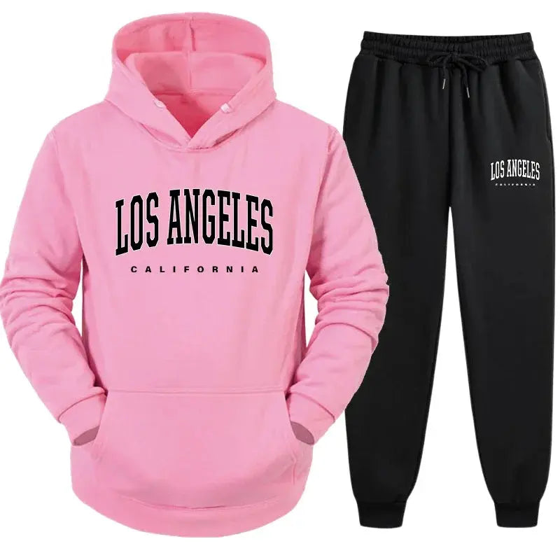Side view of the versatile jogger set, emphasizing comfort and freedom of movement.
