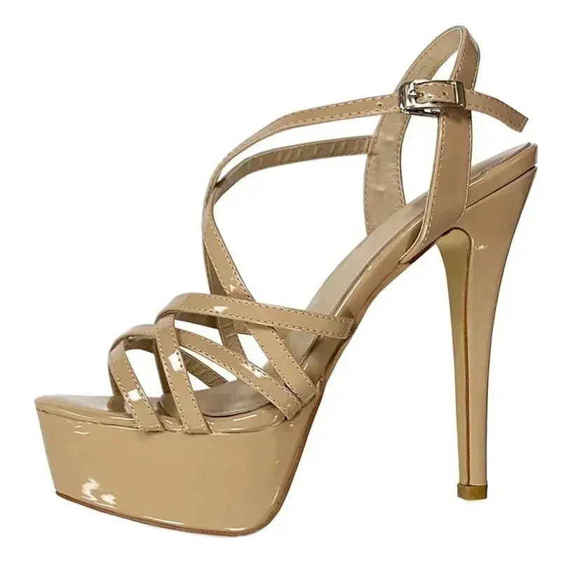 Bold fashion platform heels perfect for any big event.