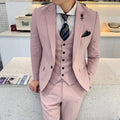 Full view of the seamless suit ensemble, combining contemporary design with timeless style for the discerning gentleman.