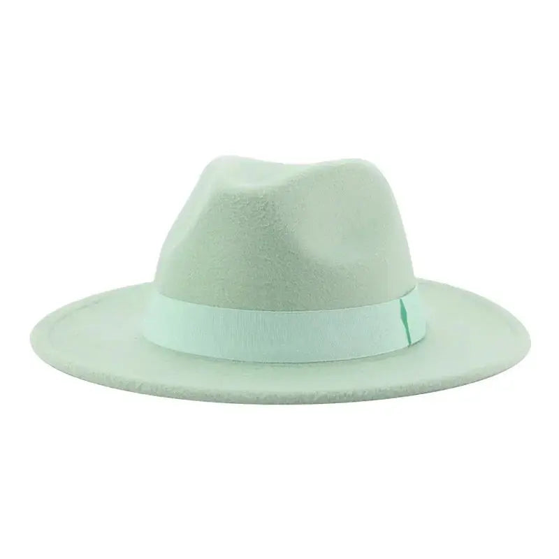 Chic light tan fedora hat, designed for elegance and durability.