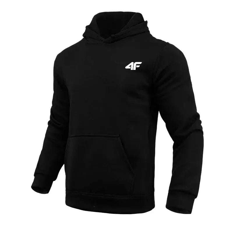 Urban Comfort Hoodie in charcoal gray, perfect for all-season wear and easy layering.