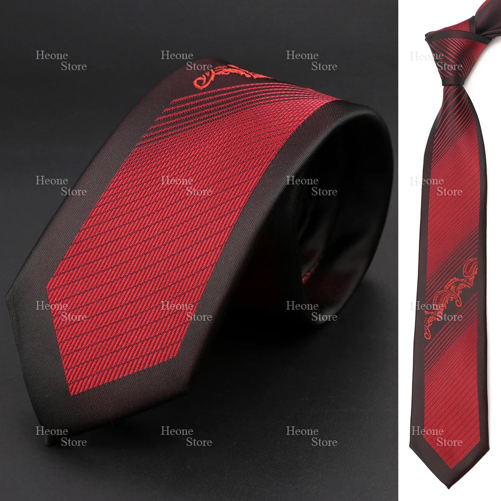 Deep purple and black tie, perfect for weddings and formal events.