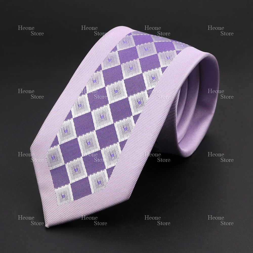 Luxury necktie featuring a smooth finish and bold color fusion.