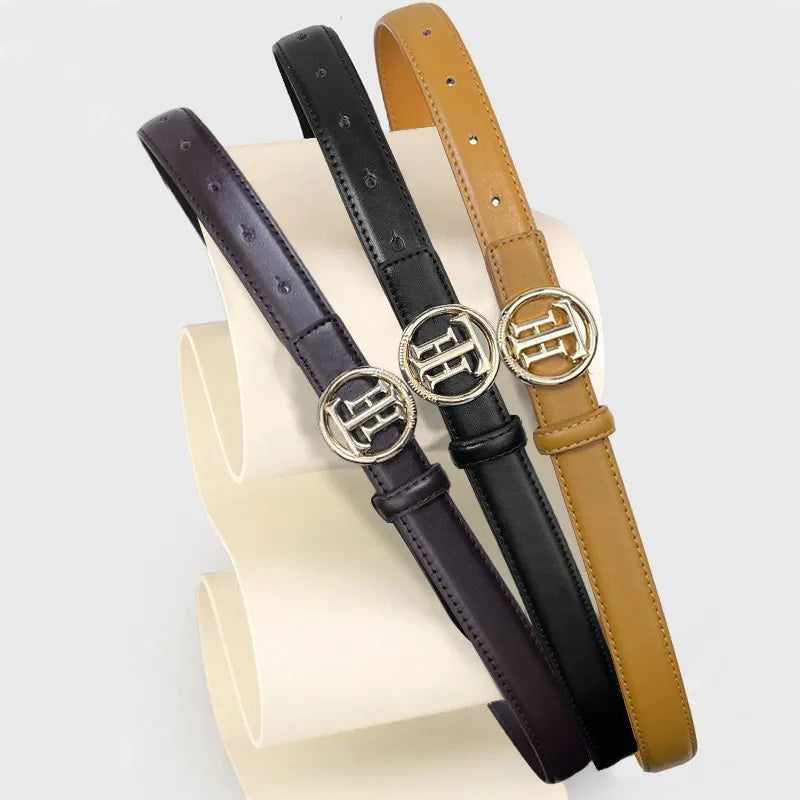 Versatile PU leather belt perfect for casual and formal outfits.