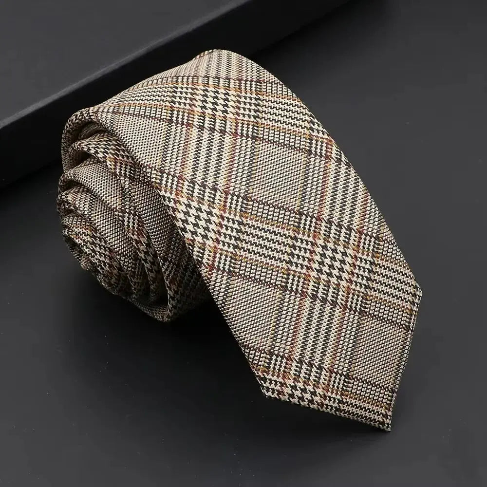 Sophisticated black tie, a go-to for polished grace in formal settings.
