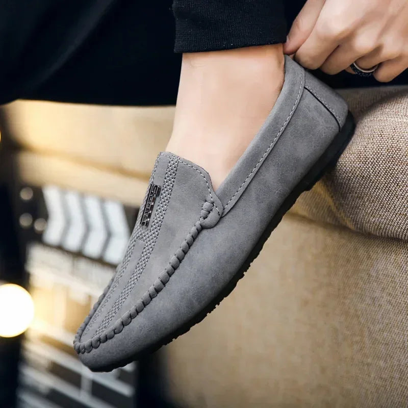 Black seamless transition loafers with a sleek design for office and evening wear.