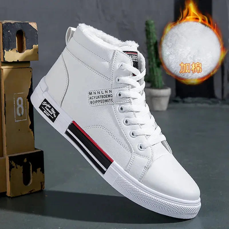 Water-resistant finish on Urban Edge Sneakers for all-weather wear.