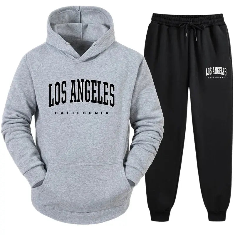 Flat lay of the seamless comfort athleisure set, perfect for autumn wardrobe styling.
