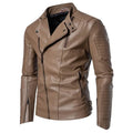 Black all-season biker jacket with windproof and waterproof features for rugged riders.