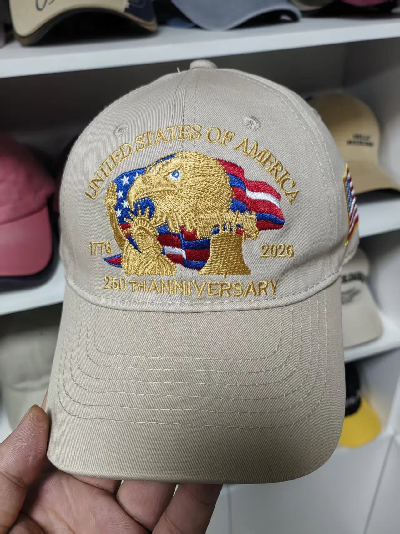 Cotton and mesh snapback cap with adjustable fit and classic curved brim for everyday wear