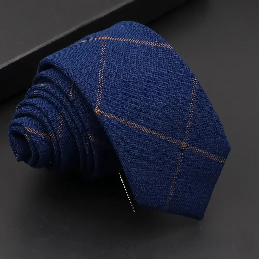 Premium cotton tie, offering elegance and versatility in one.