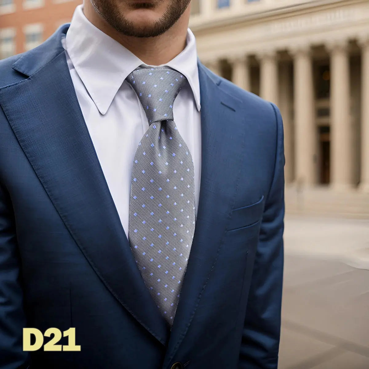 Bold orange tie featuring intricate patterns, perfect for confident professionals.