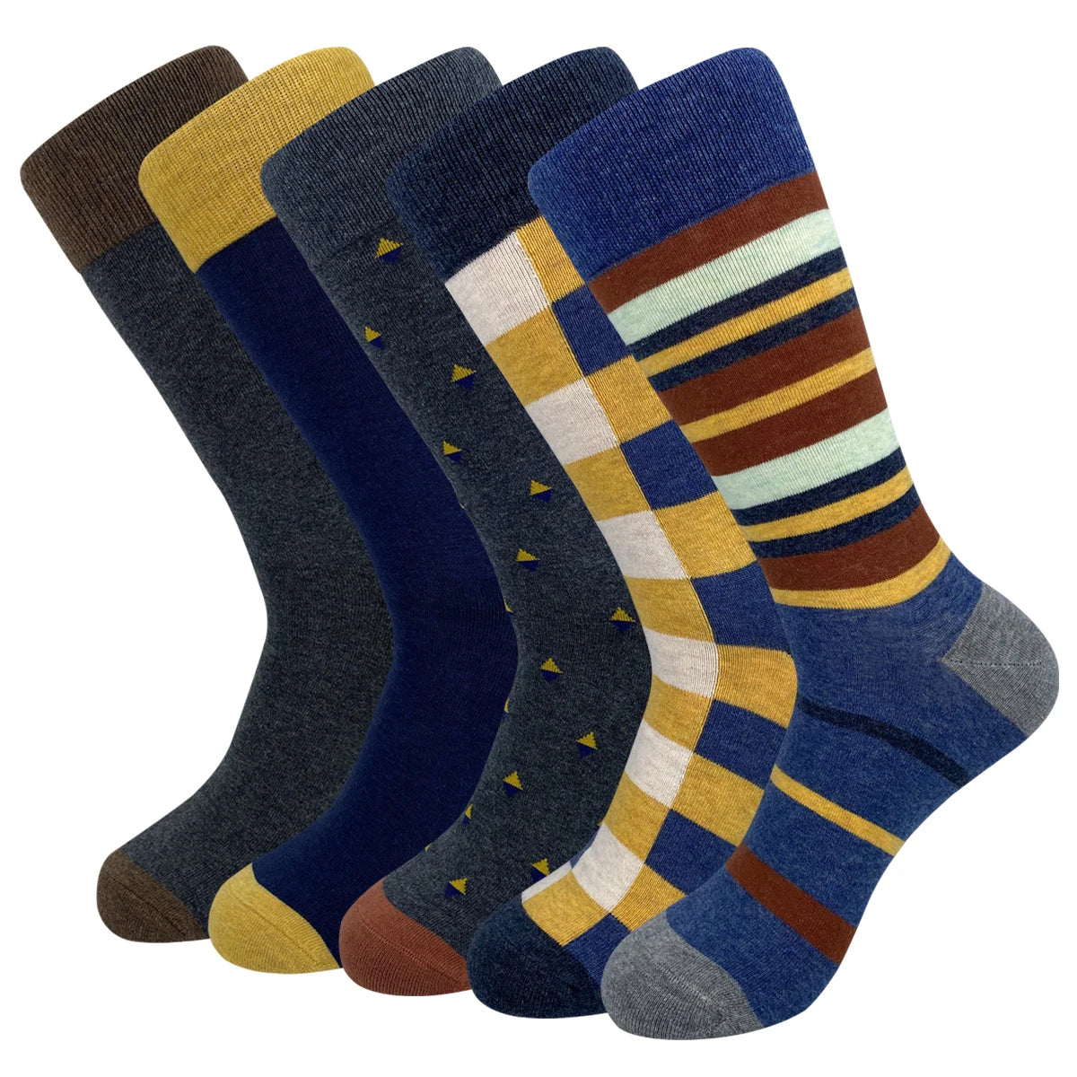 Elegant black socks made from soft combed cotton for ultimate comfort.