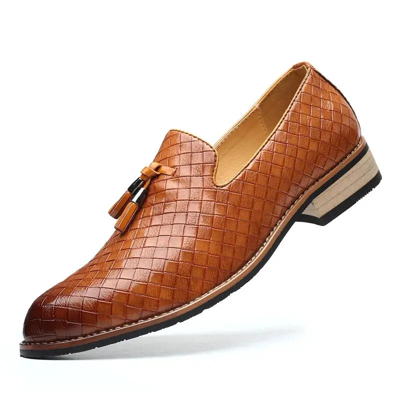 Men's loafers with massage insoles for a comfortable fit.