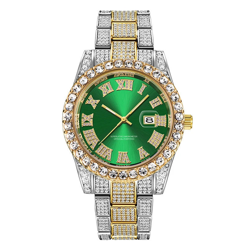 Statement watch featuring a gold-tone finish and durable construction.