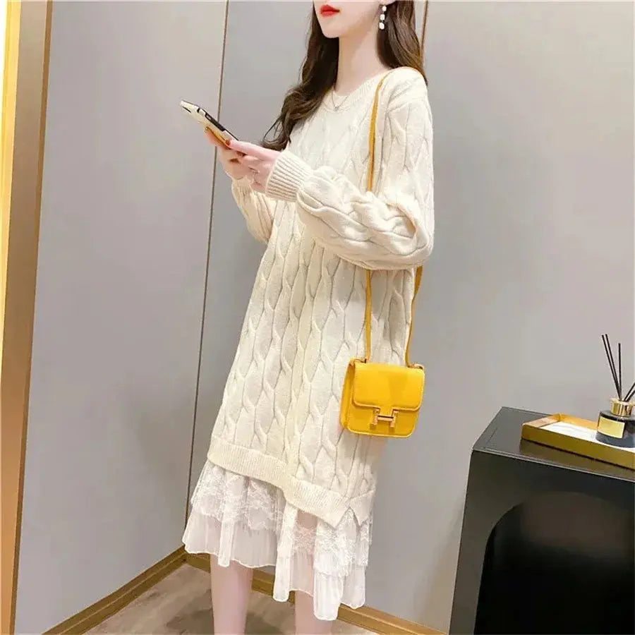 Breathable polyester blend dress with timeless design for seasonal wear.