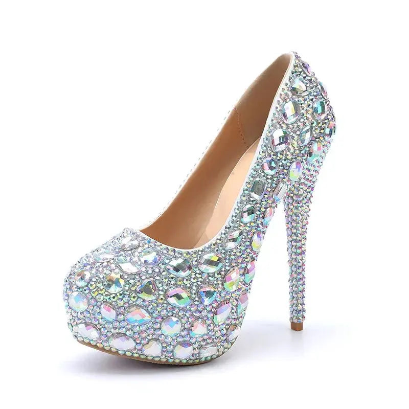 Midnight Twinkle pumps in a party setting, perfect for dancing.