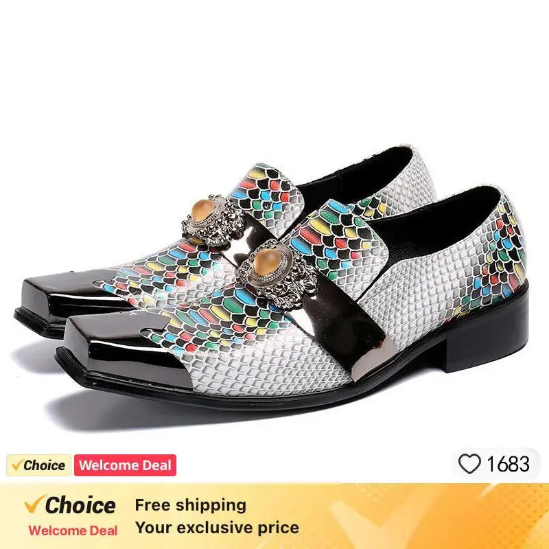 Pointed toe formal shoes with genuine leather upper and luxurious suede lining for comfort