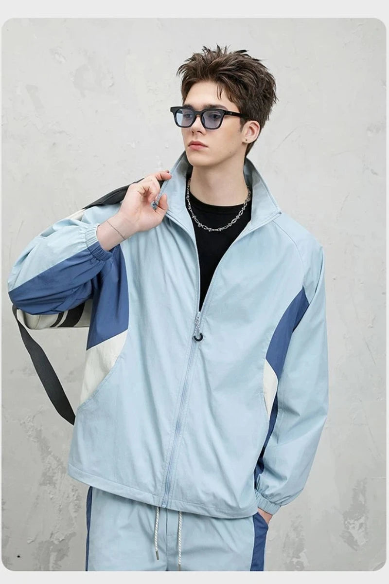 Lightweight Autumn Whisper jacket showcasing a modern cut, perfect for crisp morning journeys.