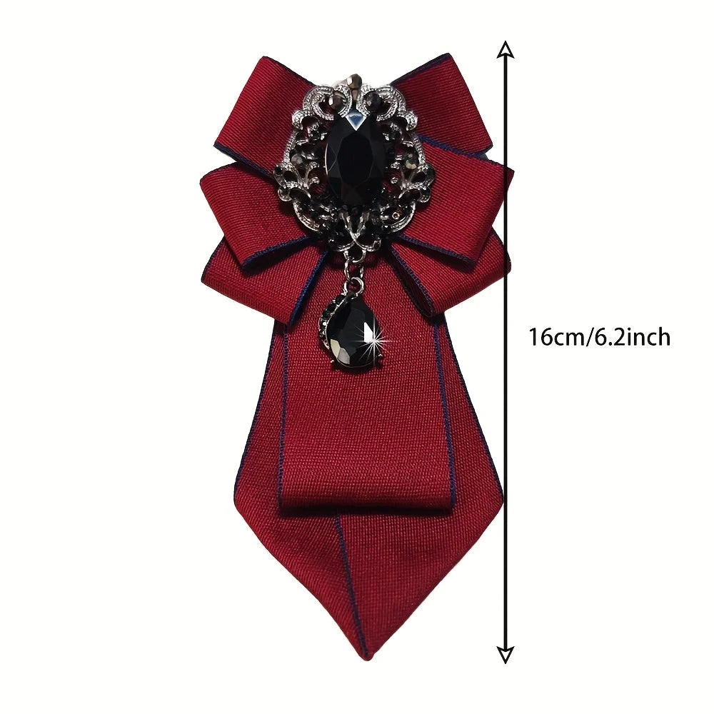 Modern bow tie in Korean style laid flat, showcasing clean lines and sophisticated design for daily wear