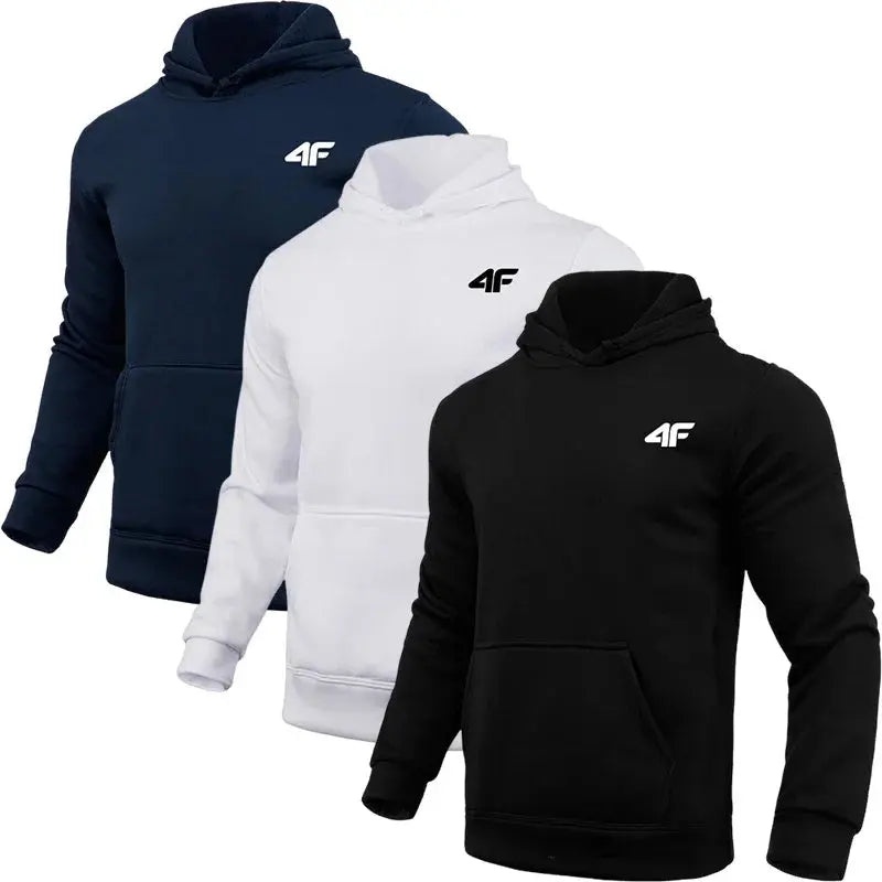 Urban Comfort Hoodie in navy blue, made from premium polyester blend for durability and style.
