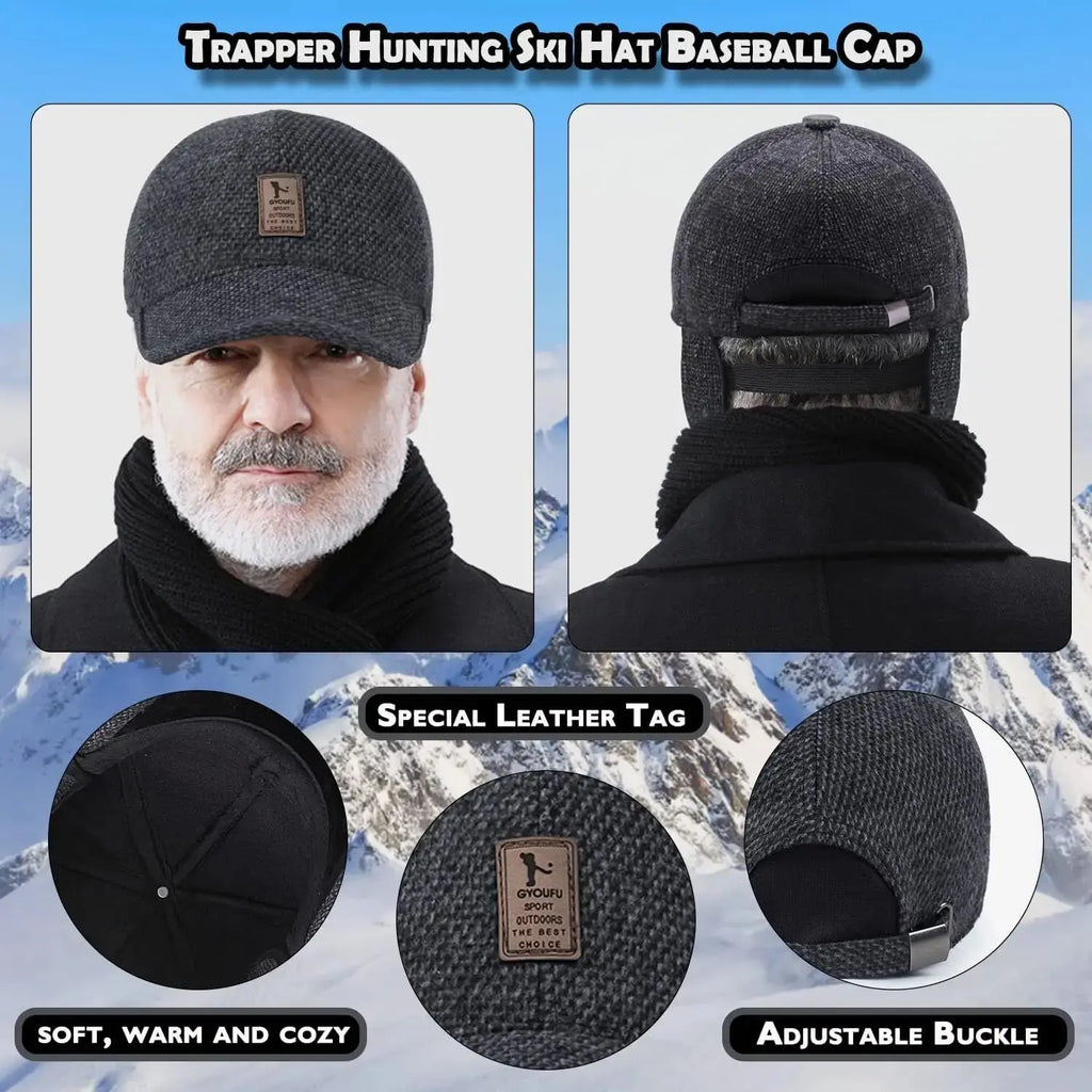 Close-up of Chill-Proof Cap showcasing adjustable fit and durable materials.