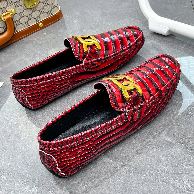 Timeless black loafers with no-lace design and grippy rubber outsole
