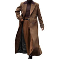 Close-up of the soft woolen texture of the Winter Elegance Coat, highlighting warmth and sophistication.