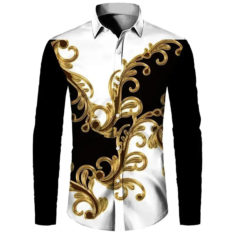Model showcasing the comfort fit of the Command the Room Silk-Blend Shirt.