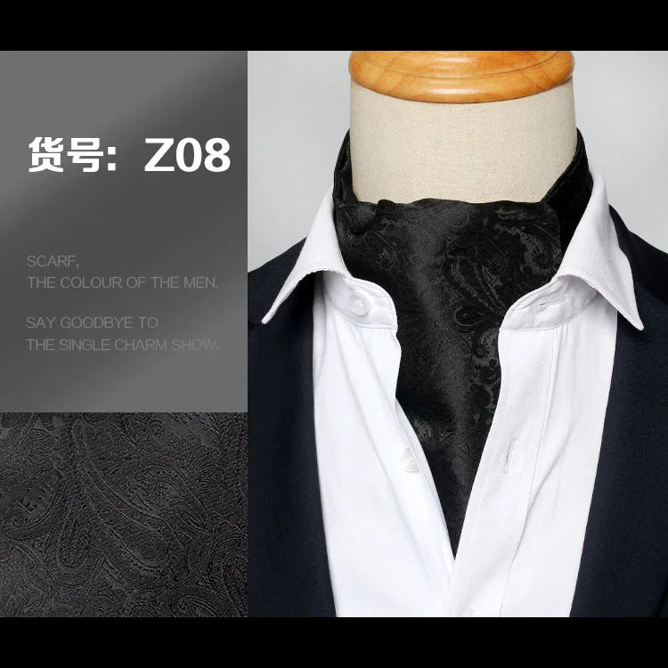 Versatile polka dot cravat for modern gentlemen